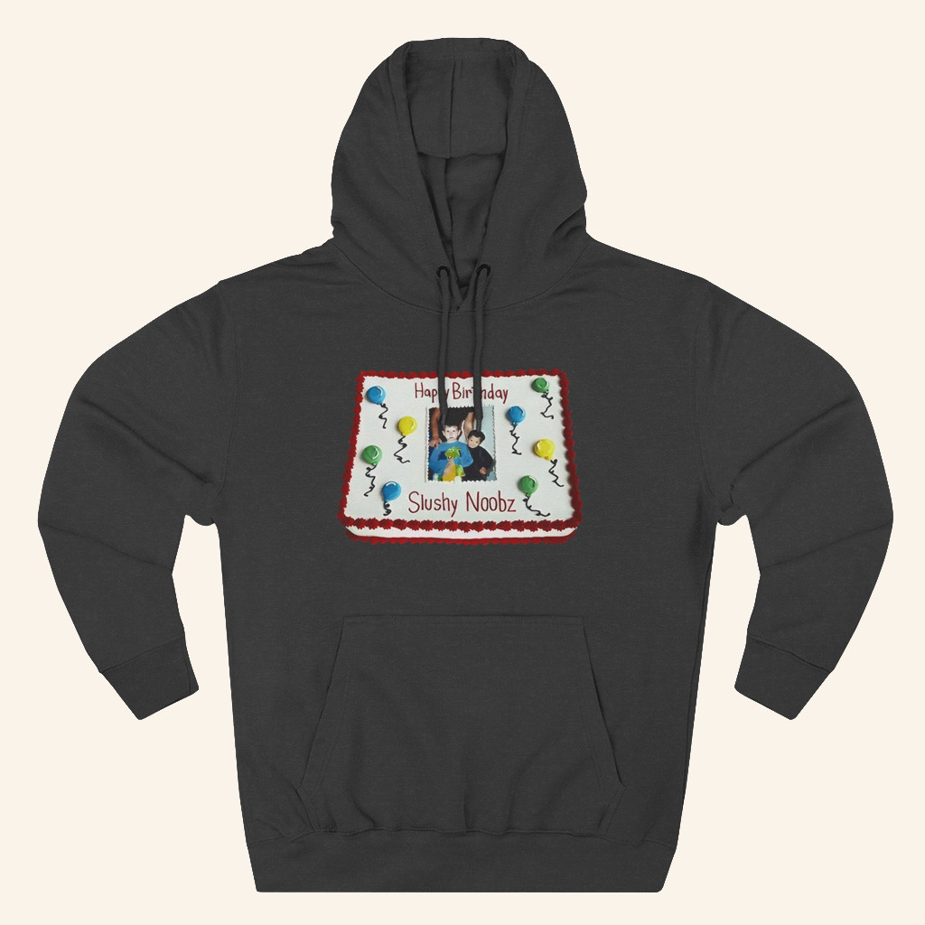 Slushy Noobz Merch Birthday Cake Happy Birthday Slushy Noobz Hoodie Best Gift For Fans-1