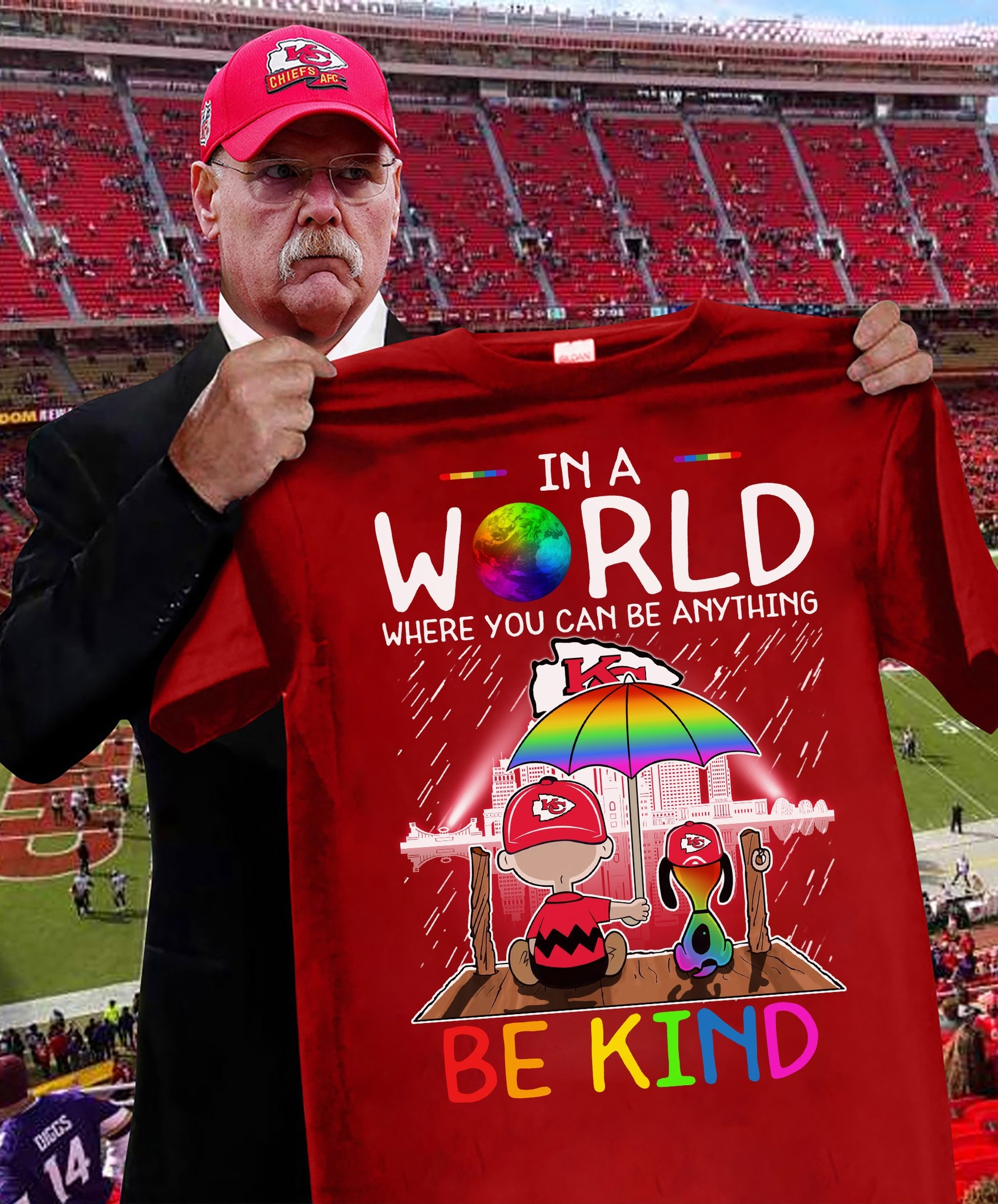 Snoopy Kansas Chiefs Shirt In A World Where You Can Be Anything Be Kind Fan Gifts Snoopy Kansas Chiefs Shirt In A World Where You Can Be Anything Be Kind Fan Gifts