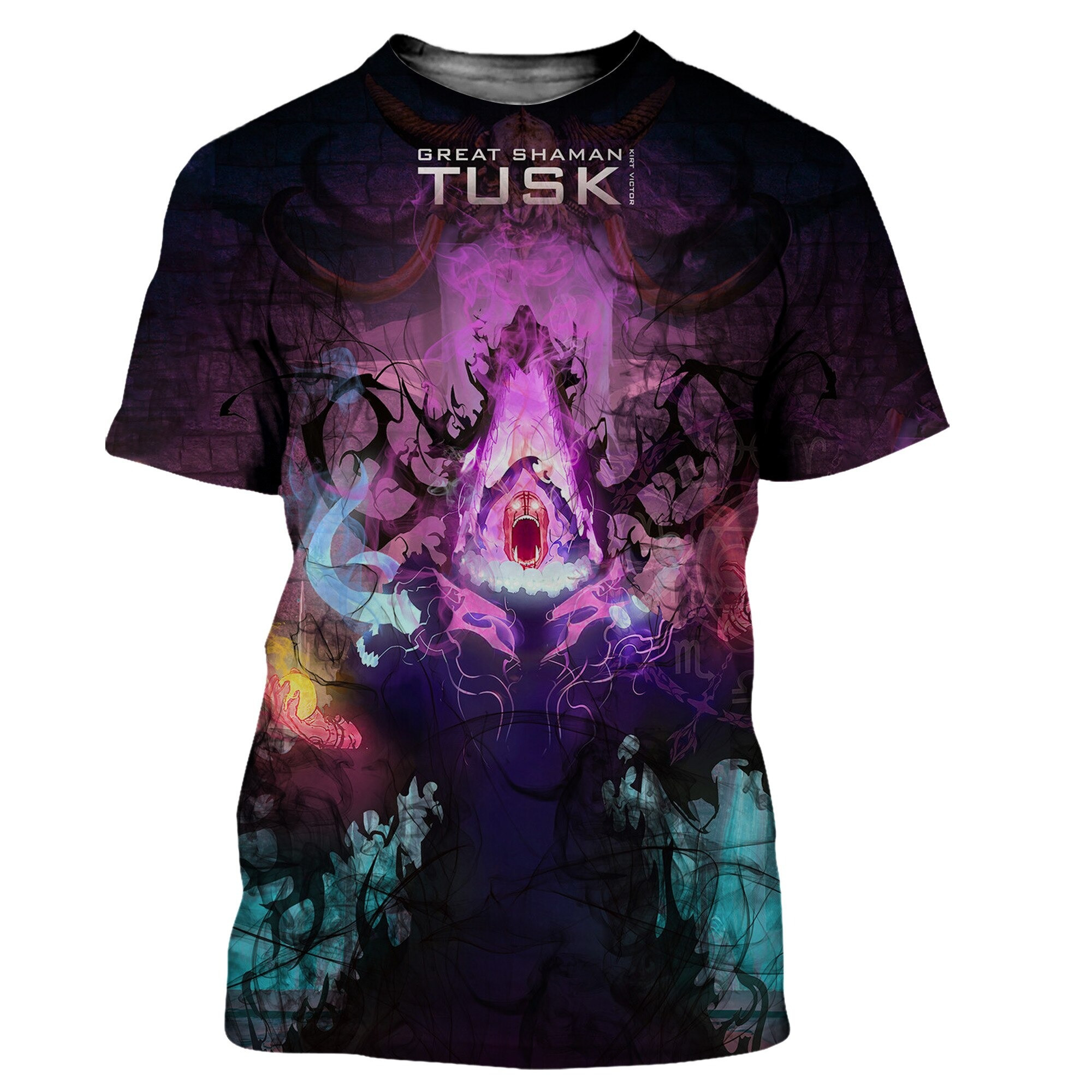 Solo Leveling Shirt Great Shaman Shadow Tusk T-Shirt Solo Leveling Official Merch-1 Solo Leveling Shirt Great Shaman Shadow Tusk T-Shirt Solo Leveling Official Merch-1