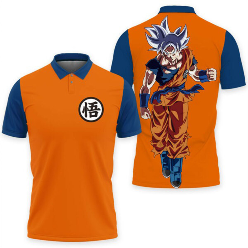 Son Goku Dragon Ball Polo Shirt Anime Dragon Ball Z Gifts For Adults For Him-1 Son Goku Dragon Ball Polo Shirt Anime Dragon Ball Z Gifts For Adults For Him-1