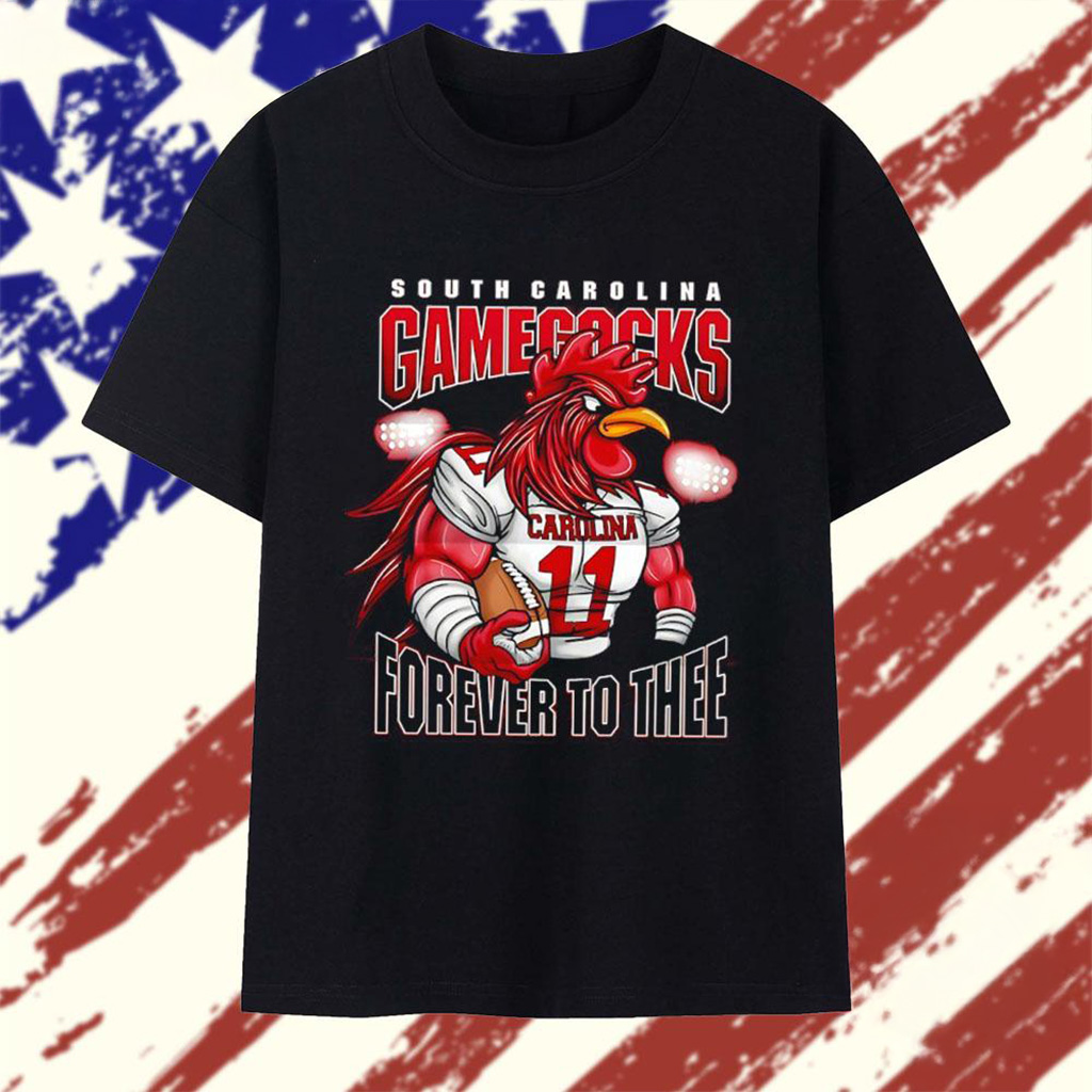 South Carolina Gamecocks Forever to Thee Mascot T-Shirt Gamecocks Merch Gift For Husband-1 South Carolina Gamecocks Forever to Thee Mascot T-Shirt Gamecocks Merch Gift For Husband-1