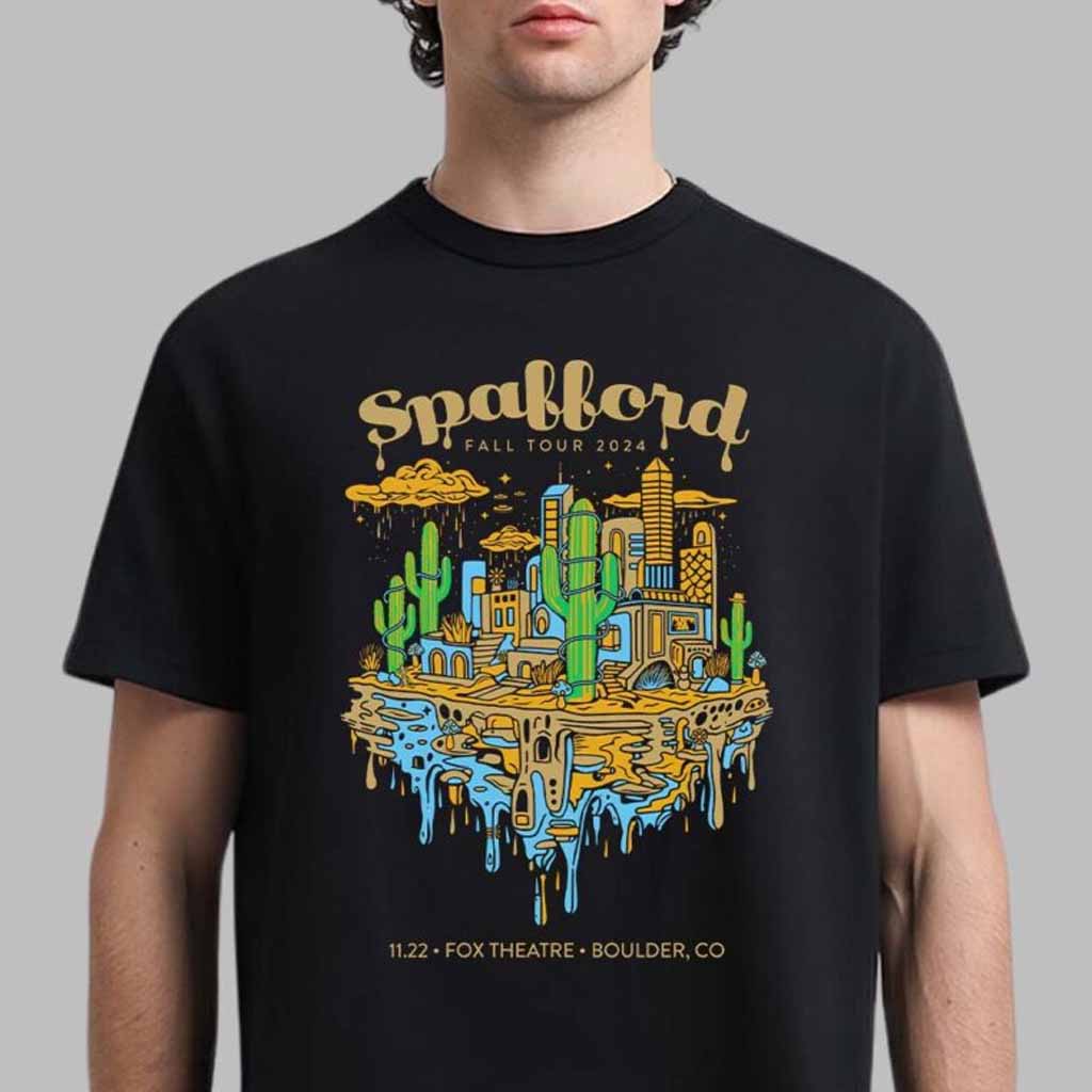 Spafford Three Nights Of Colorado Fall Tour 2024 Poster For Boulder At Fox Theatre On November 22 2024 T-Shirt Fan Apparel Gifts-1