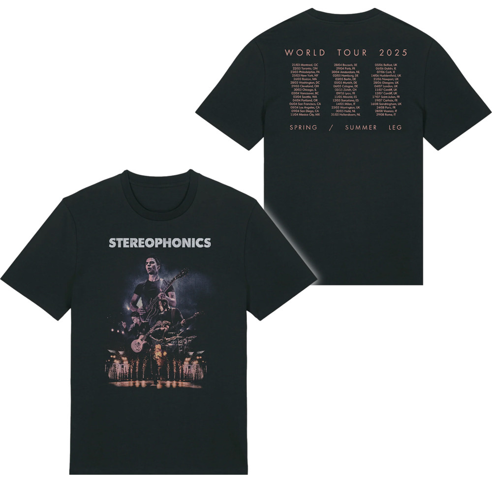 Stereophonics Tour Merch 2025 T-Shirt Concert Stereophonics Merchandise Gifts For Fans-1