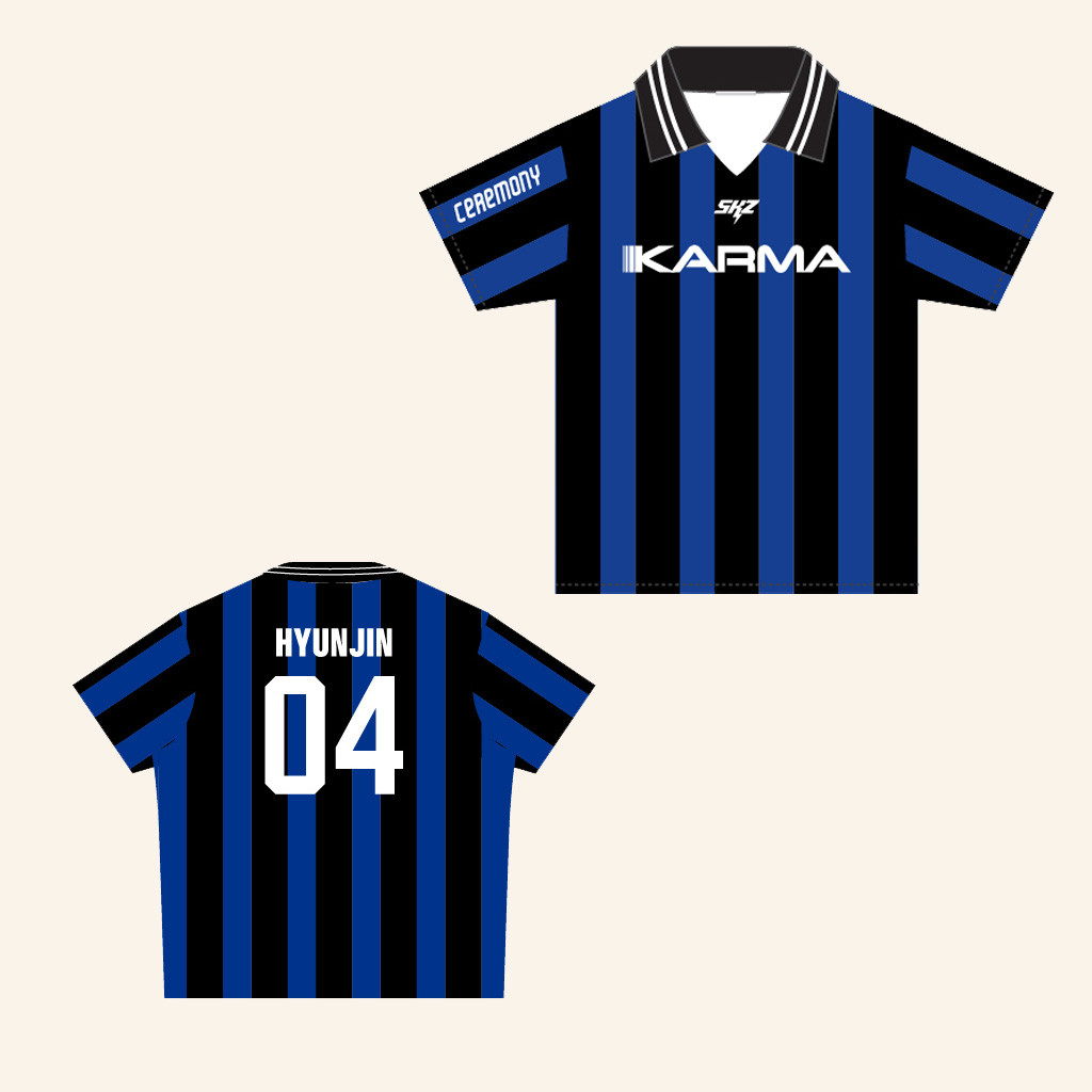 Stray Kids Merch Hyun Jin 04 KARMA Uniform T-Shirt Best Gifts For Fans-1