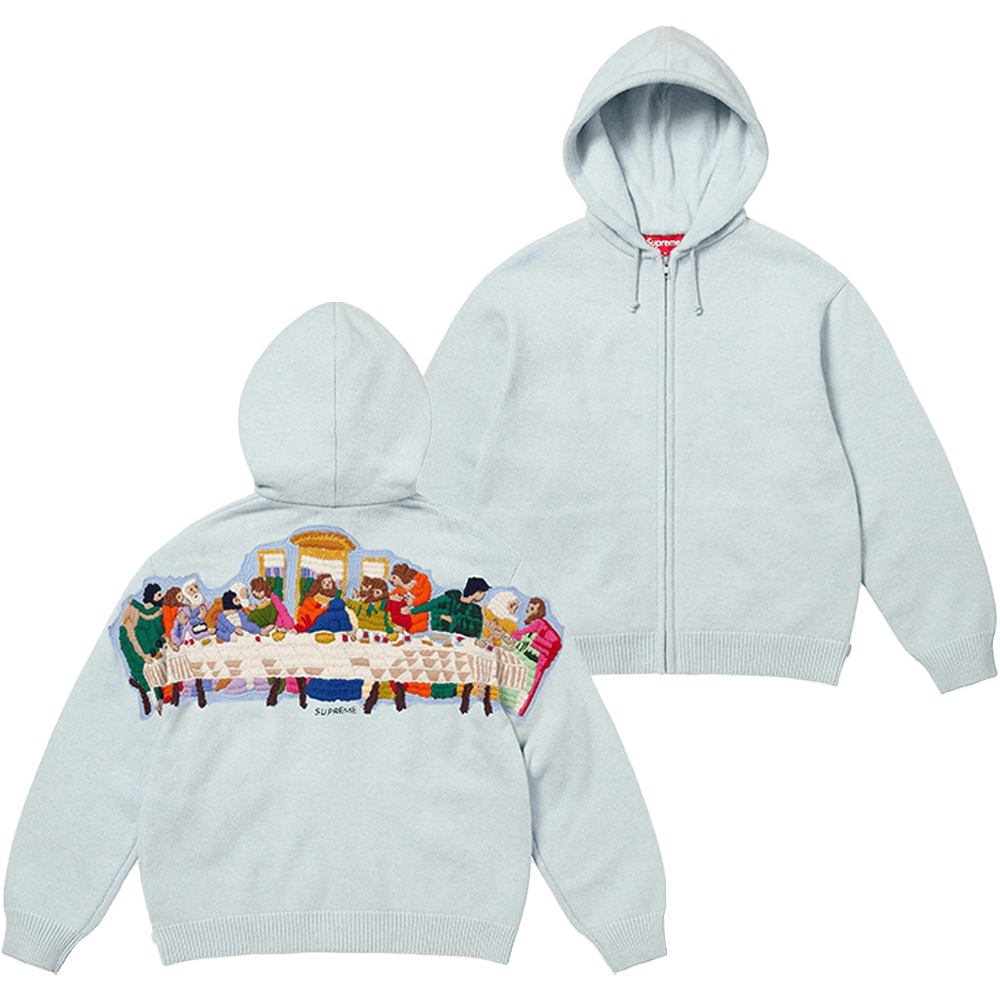 Supreme Last Supper Zip Hoodie Supreme Last Supper Merch Mother's Day Presents-1 Supreme Last Supper Zip Hoodie Supreme Last Supper Merch Mother's Day Presents-1