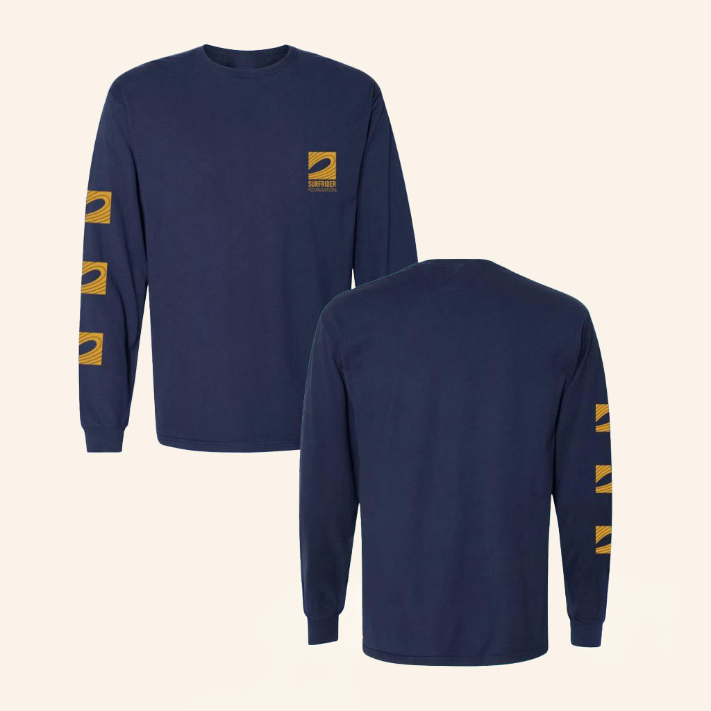 Surfrider Merch The Surfrider Foundation Icon Logo Long Sleeve Shirt Christmas Gift Ideas For Boyfriend-1