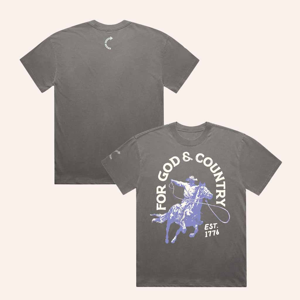 TPUSA Merch For God And Country T-Shirt Best Birthday Gift For Husband-1