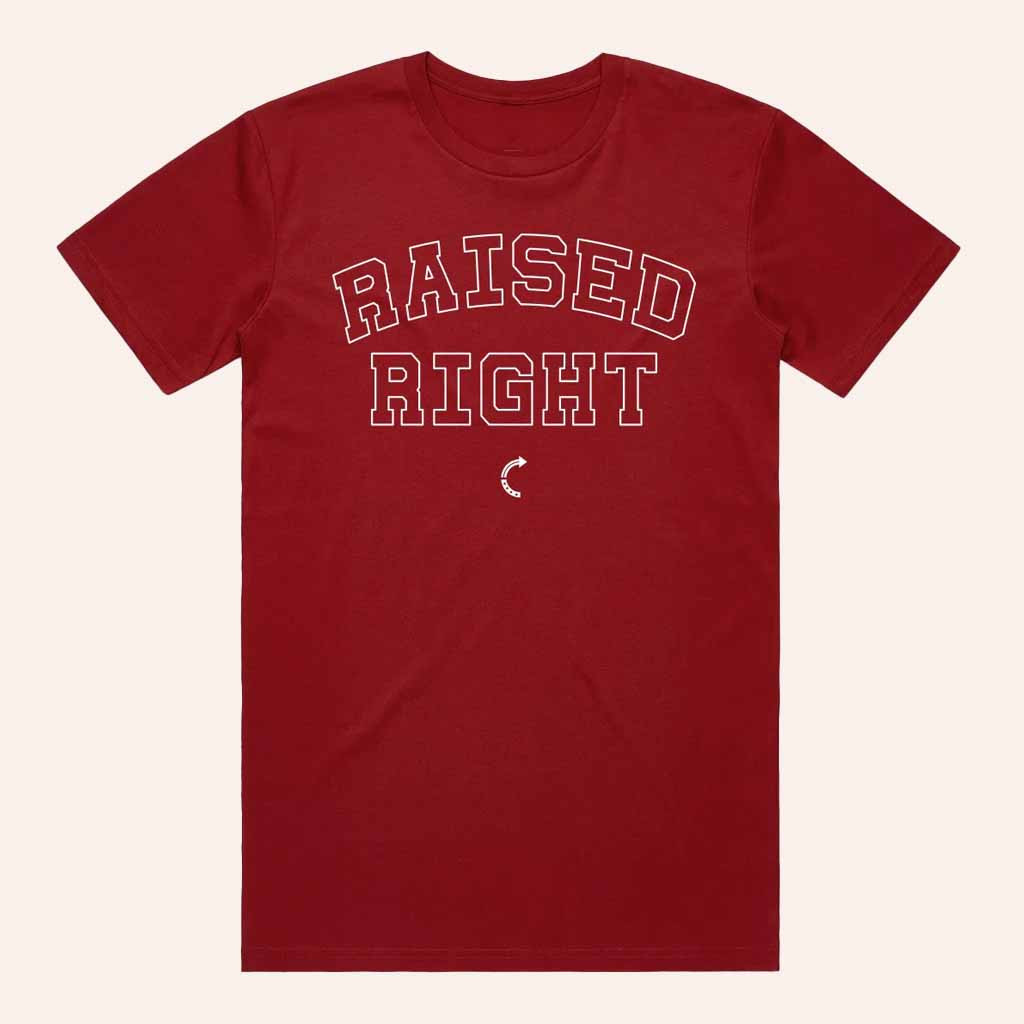 TPUSA Merch Raised Right T-Shirt Unique Birthday Gift For Husband-1 TPUSA Merch Raised Right T-Shirt Unique Birthday Gift For Husband-1