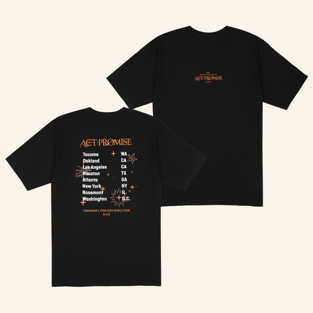 TXT Tour Merch 2025 ACT Promise Tour Routing T-Shirt Xmas Gift Ideas For Friend-1 TXT Tour Merch 2025 ACT Promise Tour Routing T-Shirt Xmas Gift Ideas For Friend-1