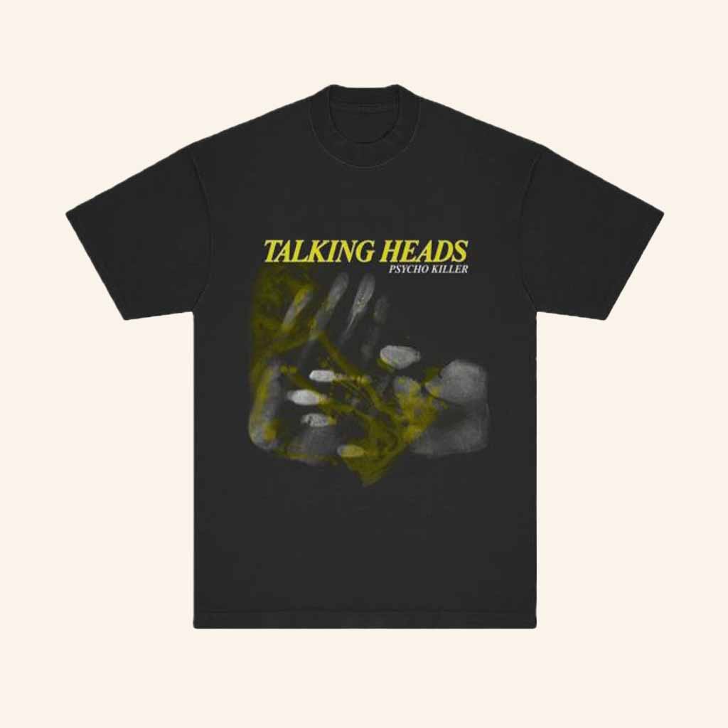 Talking Heads Merch Psycho Killer Hands T-Shirt Birthday Ideas For Him-1