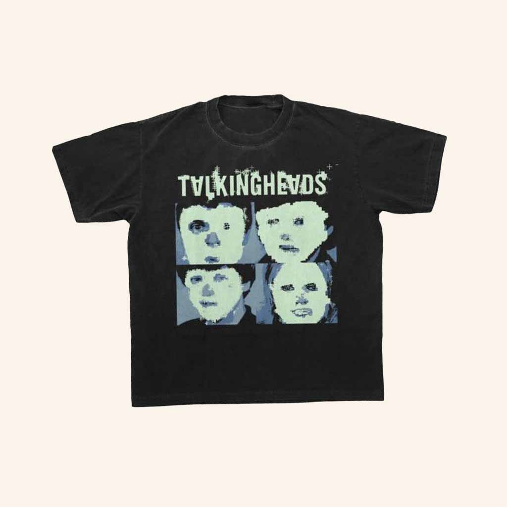 Talking Heads Merch Remain Talking Heads T-Shirt Gift For Music Rock Lovers-1