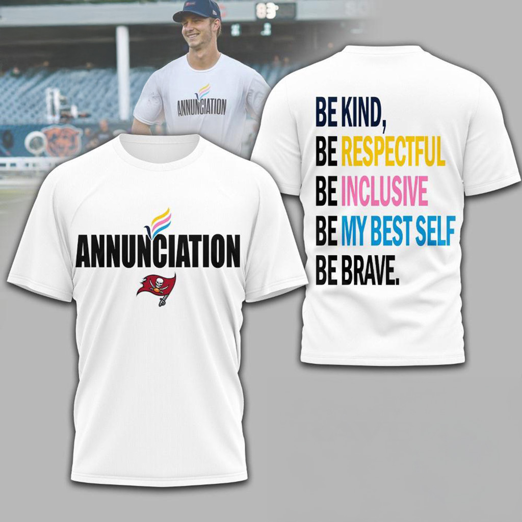 Tampa Bay Buccaneers NFL Annunciation 2025 Shirt Buccaneers Merch Gift For Football Fans-1