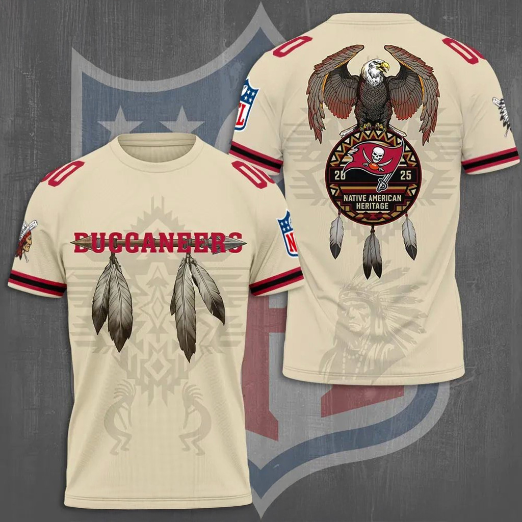 Tampa Bay Buccaneers X Native American Heritage Shirt Buccaneers Merch Gift For Fans-1 Tampa Bay Buccaneers X Native American Heritage Shirt Buccaneers Merch Gift For Fans-1