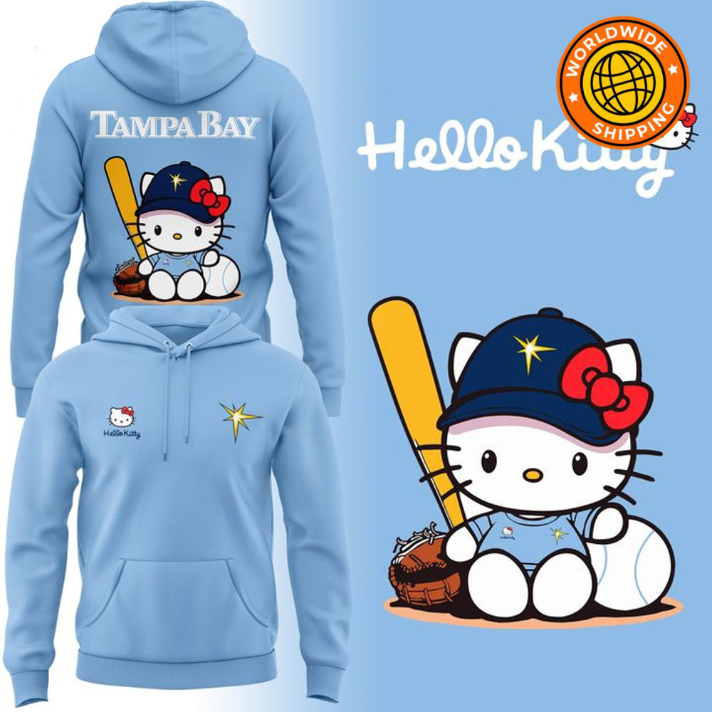 Tampa Bay Rays x Hello Kitty 2025 Hoodie Top 10 Father's Day Gifts-1