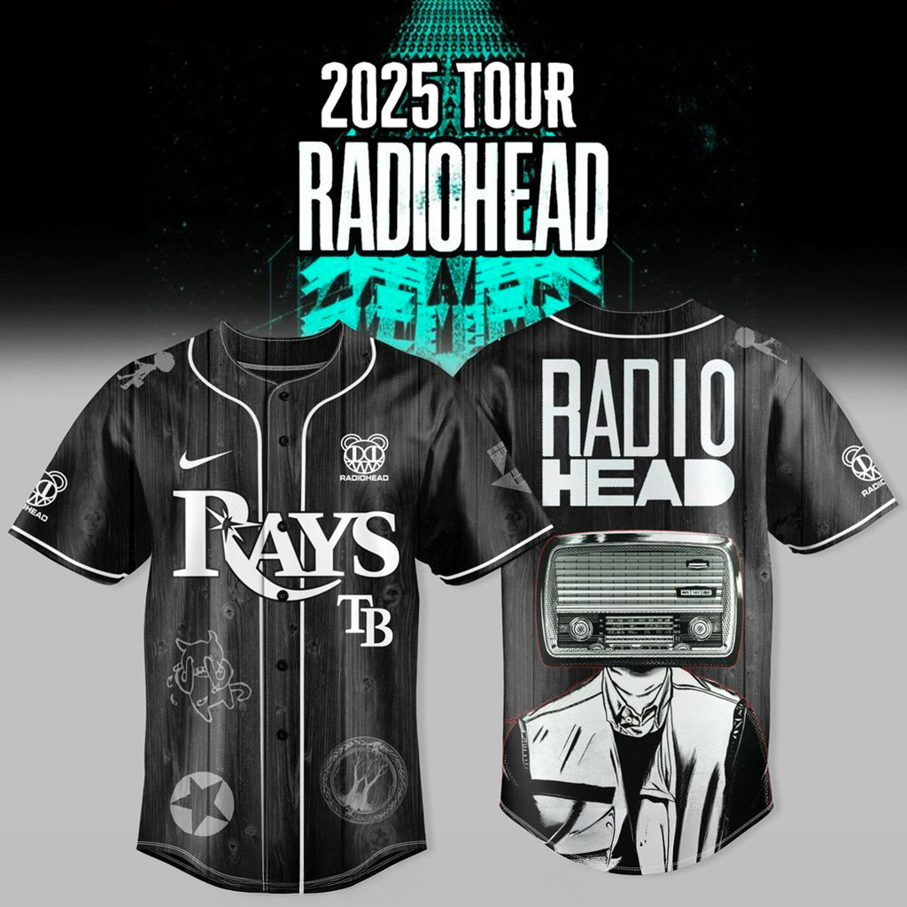Tampa Bay Rays x Radiohead 2025 Tour Jersey Tampa Bay Rays Merch Gift For Wife-1 Tampa Bay Rays x Radiohead 2025 Tour Jersey Tampa Bay Rays Merch Gift For Wife-1