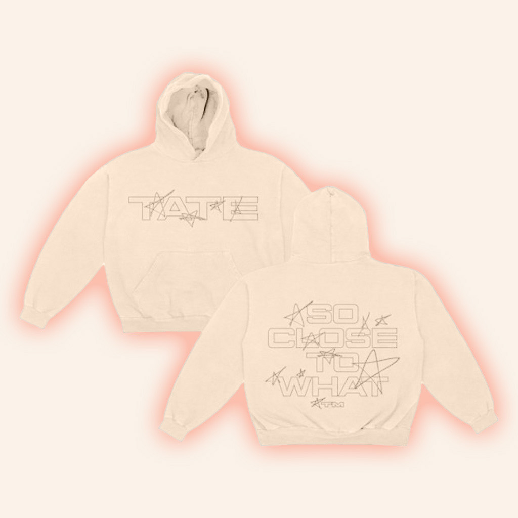 Tate Mcrae Merch Stars Gray Hoodie Birthday Ideas For Wife-1