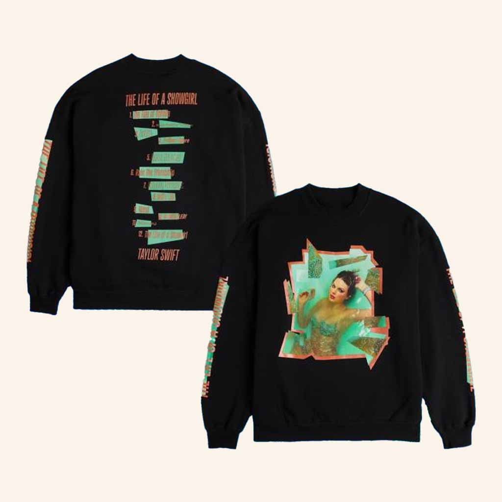 Taylor Swift Merch The Life Of A Showgirl Hoodie Best Gift For Swifties-1
