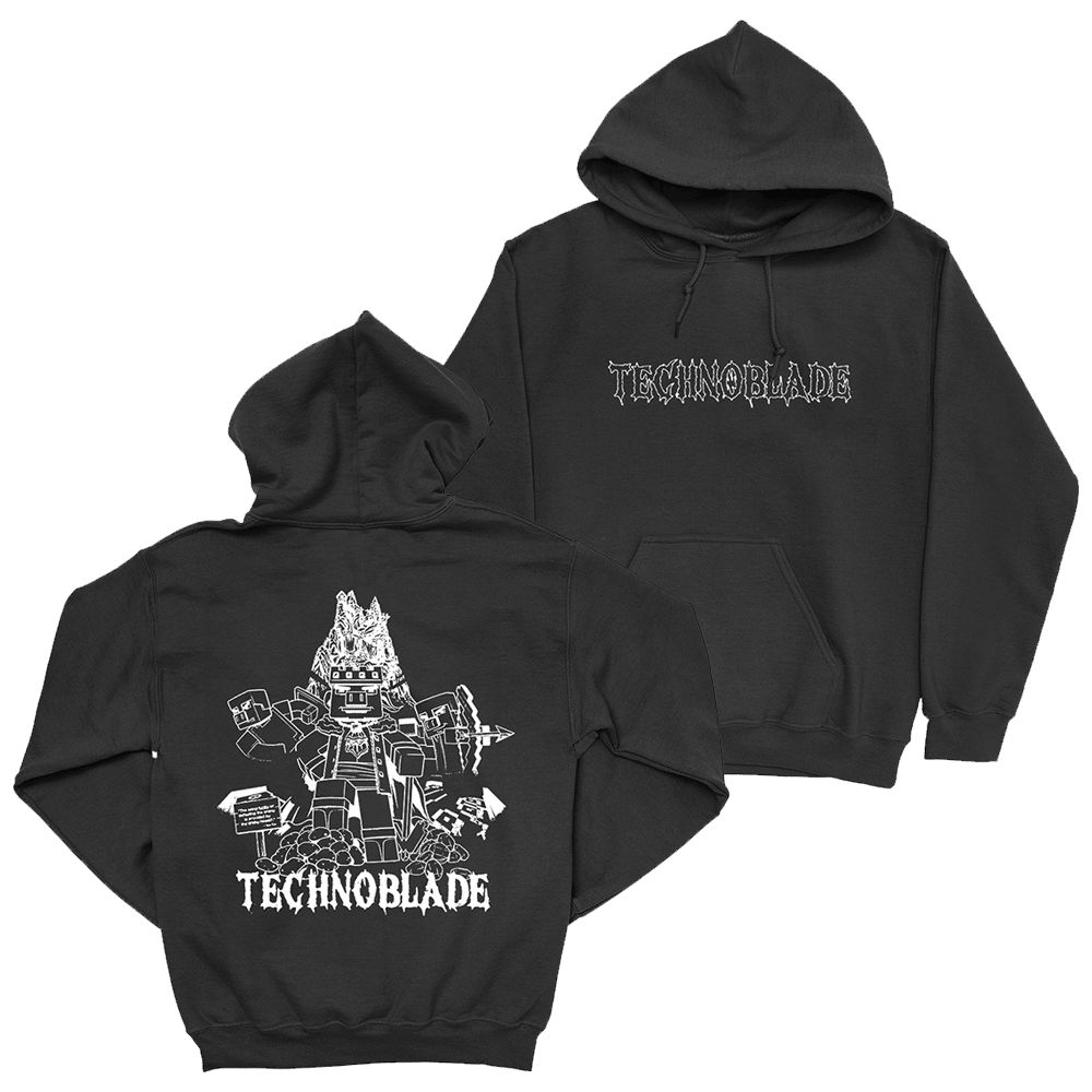 Technoblade Merch TB Diamond Bow Hoodie Dad Gifts For Father's Day 2025-1 Technoblade Merch TB Diamond Bow Hoodie Dad Gifts For Father's Day 2025-1