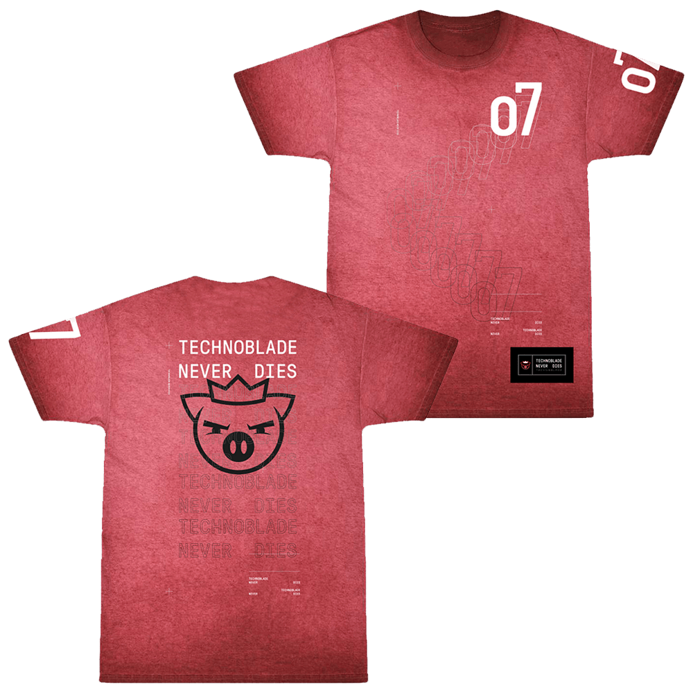 Technoblade Merch TB Salute T-Shirt Best Father's Day Gifts For Husband-1 Technoblade Merch TB Salute T-Shirt Best Father's Day Gifts For Husband-1