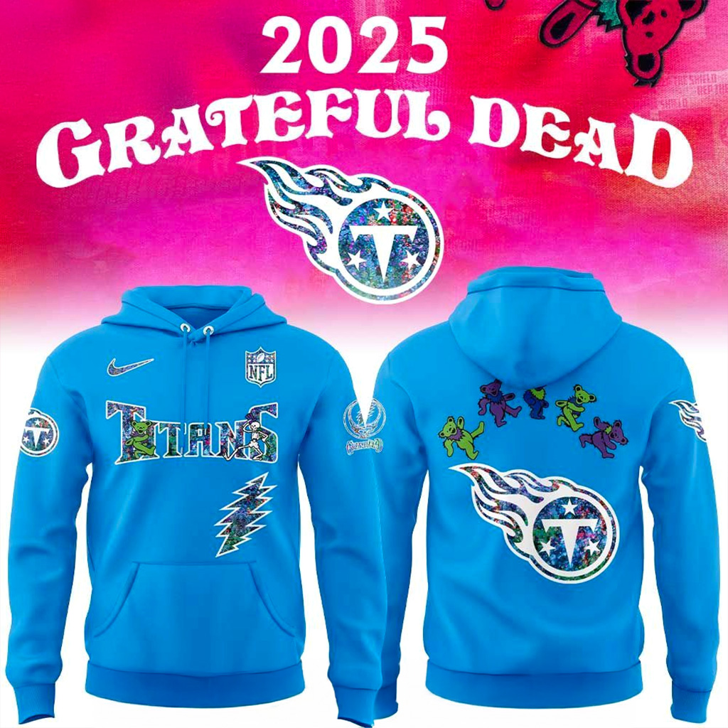 Tennessee Titans Grateful Dead Night 2025 Hoodie Tennessee Titans Merch Gifts For Men-1