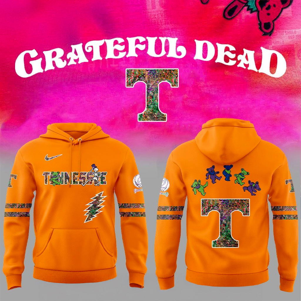 Tennessee Volunteers Grateful Dead Night 2025 Hoodie Tennessee Volunteers Merch Fans Gifts-1