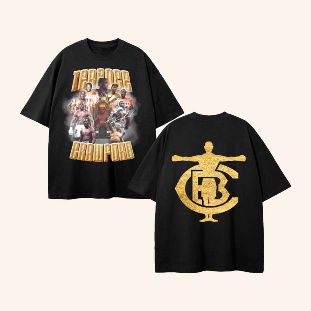 Terence Bud Crawford Merch The Champ Is Here Shirt Gift For Boxer Lovers-1