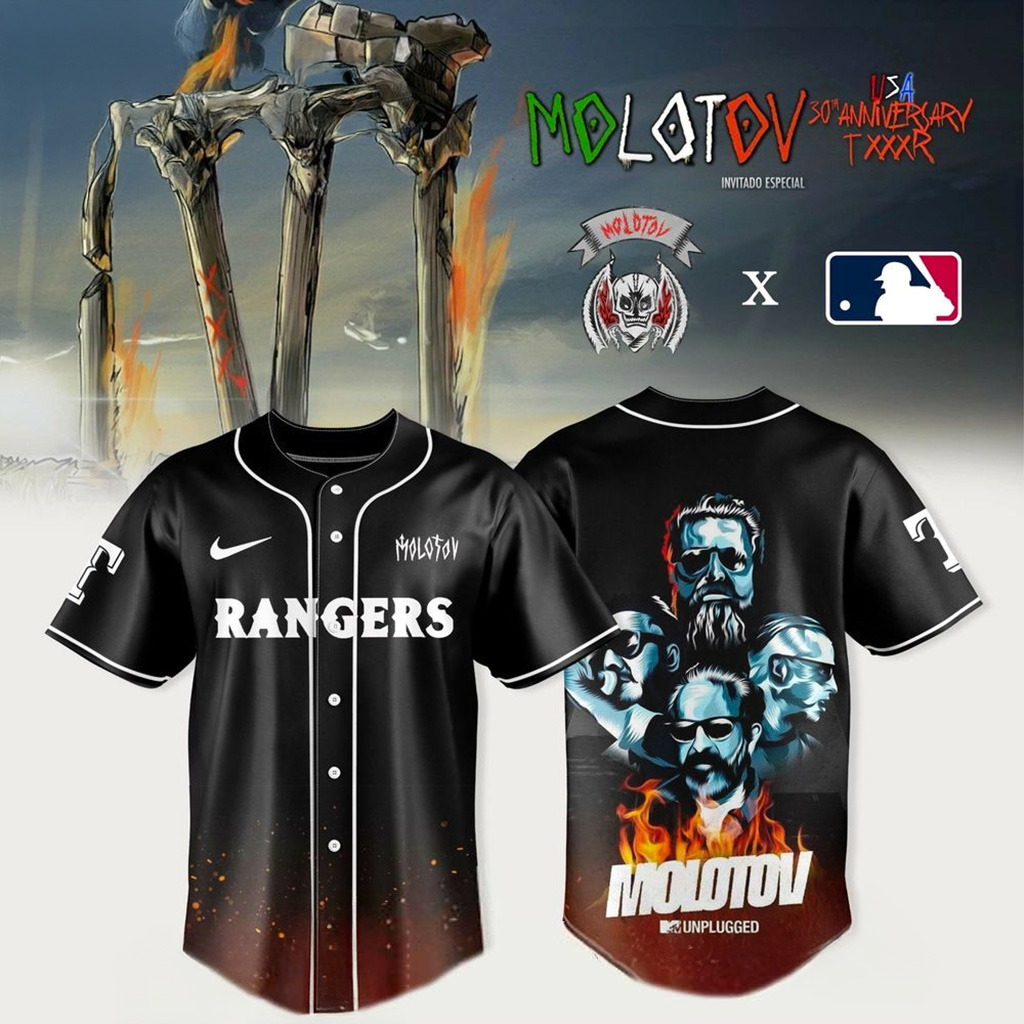 Texas Rangers X Molotov 30Th Anniversary TXXXR Jersey Rangers Merch Gift For Baseball Fans-1 Texas Rangers X Molotov 30Th Anniversary TXXXR Jersey Rangers Merch Gift For Baseball Fans-1
