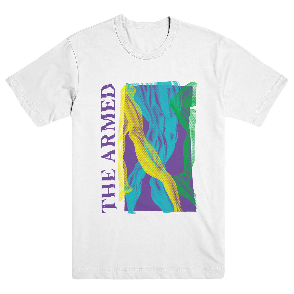 The Armed Merch Legs Collage White Shirt The Armed Shirt Father'S Day Gifts For Metal Music Lovers-1 The Armed Merch Legs Collage White Shirt The Armed Shirt Father'S Day Gifts For Metal Music Lovers-1