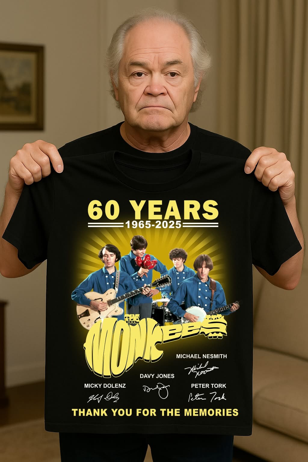 The Beach Boys 60 Years 2025 RIP Brian Wilson Shirt Thank You For The Memories Best Gift-1