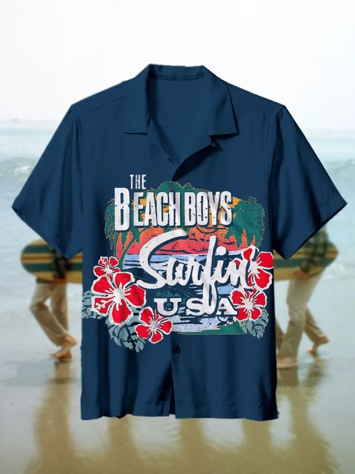 The Beach Boys Surfin' USA RIP Brian Wilson Hawaiian Shirt In Memory Of Legend Fan Gifts-1 The Beach Boys Surfin' USA RIP Brian Wilson Hawaiian Shirt In Memory Of Legend Fan Gifts-1