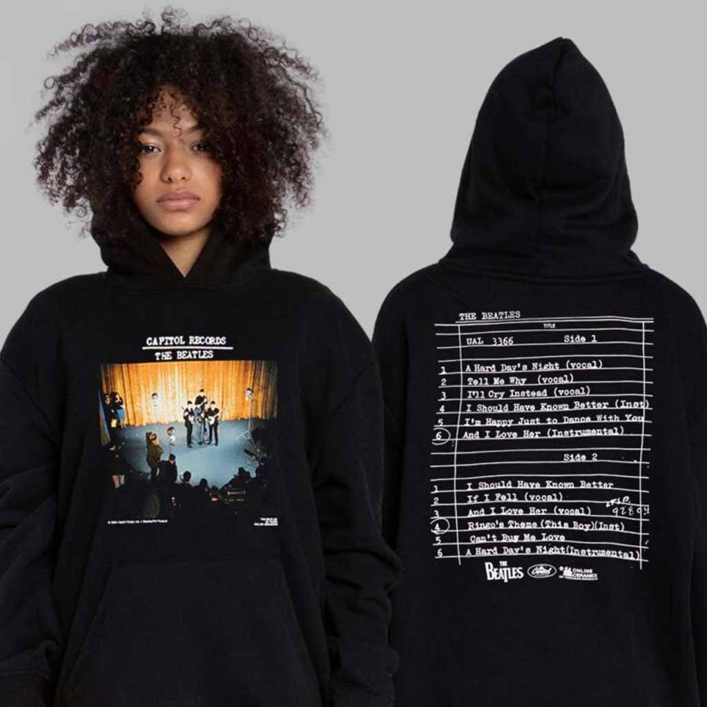 The Beatles x Online Ceramics Master Tape Hoodie Fan Merch Birthday Gifts For Music Lovers-1