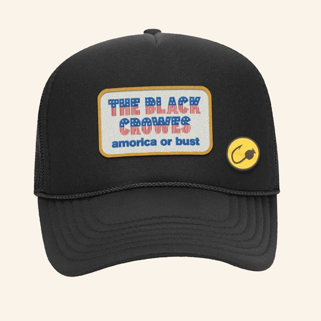 The Black Crowes Merch Amorica Or Bust Trucker Hat Gifts For Brother-1 The Black Crowes Merch Amorica Or Bust Trucker Hat Gifts For Brother-1