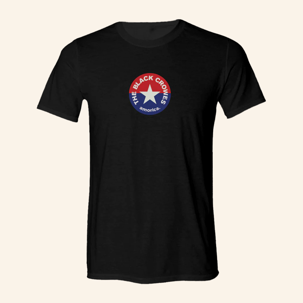 The Black Crowes Merch Amorica Star T-Shirt Gifts For Father-1 The Black Crowes Merch Amorica Star T-Shirt Gifts For Father-1