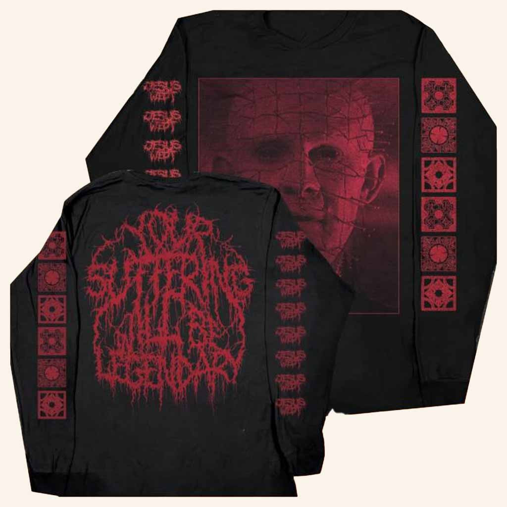 The Cult Of Cult Merch Hellraiser Pinhead Long Sleeve T-Shirt Christmas Gifts For Father-1 The Cult Of Cult Merch Hellraiser Pinhead Long Sleeve T-Shirt Christmas Gifts For Father-1