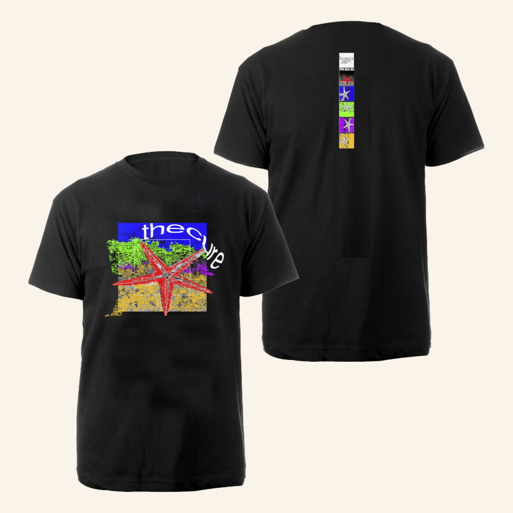 The Cure Merch Starfish Charity T-Shirt Cool Christmas Gifts For Guys-1