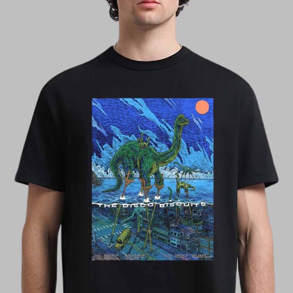 The Disco Biscuits Merch Poster For November 2024 Tour Shirt Best Gifts For Music Lovers-1