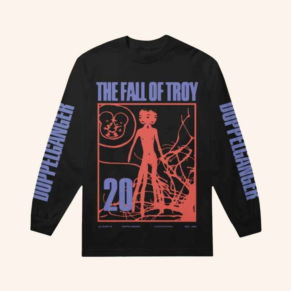 The Fall Of Troy Merch Doppelganger 20 Long Sleeve Shirt Christmas Gift Ideas For Him-1