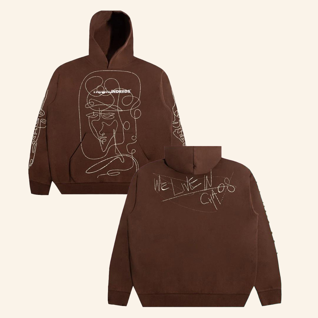 The Hundreds Merch Live In Chaos Hoodie Great Christmas Gifts For Men-1