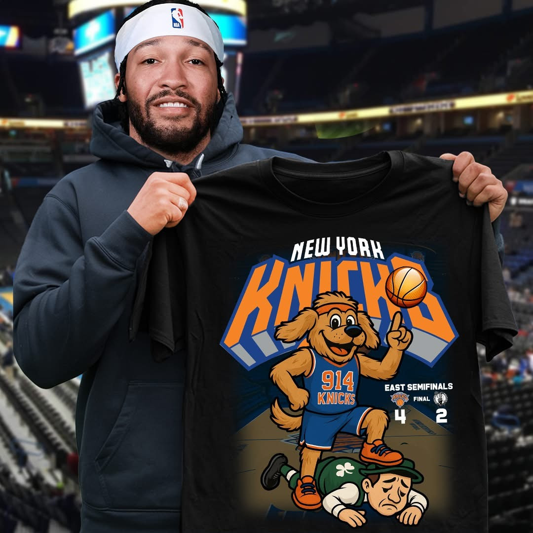 The Knicks Defeated The East Semifinals 4-2 Over Boston T-Shirt Gifts For NY Knicks Fans The Knicks Defeated The East Semifinals 4-2 Over Boston T-Shirt Gifts For NY Knicks Fans
