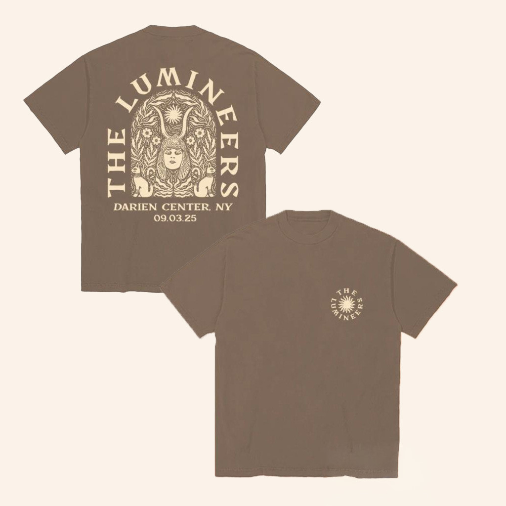 The Lumineers Merch The Lumineers Automatic September 3Rd Darien Center Event T-Shirt-1 The Lumineers Merch The Lumineers Automatic September 3Rd Darien Center Event T-Shirt-1