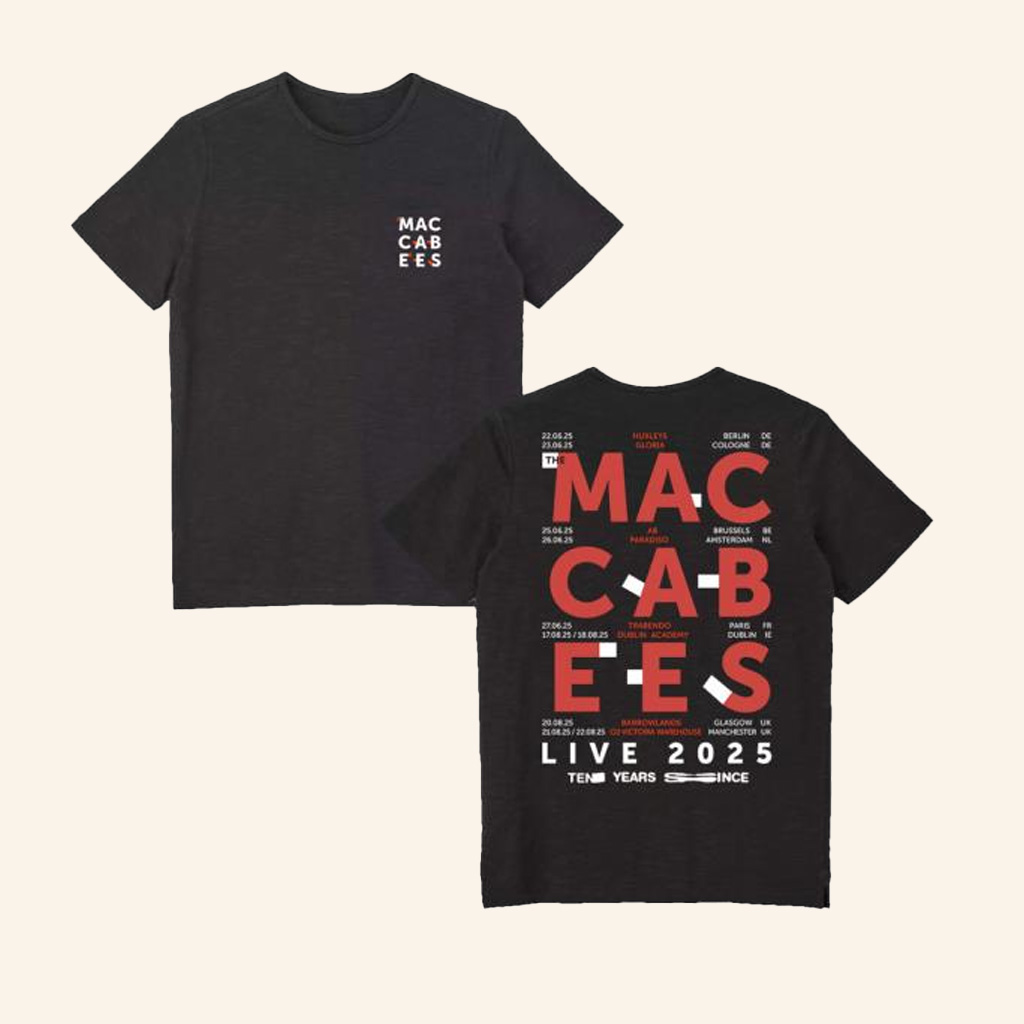 The Maccabees Merch The Maccabees 2025 Tour T-Shirt Gifts For Rock Lovers-1