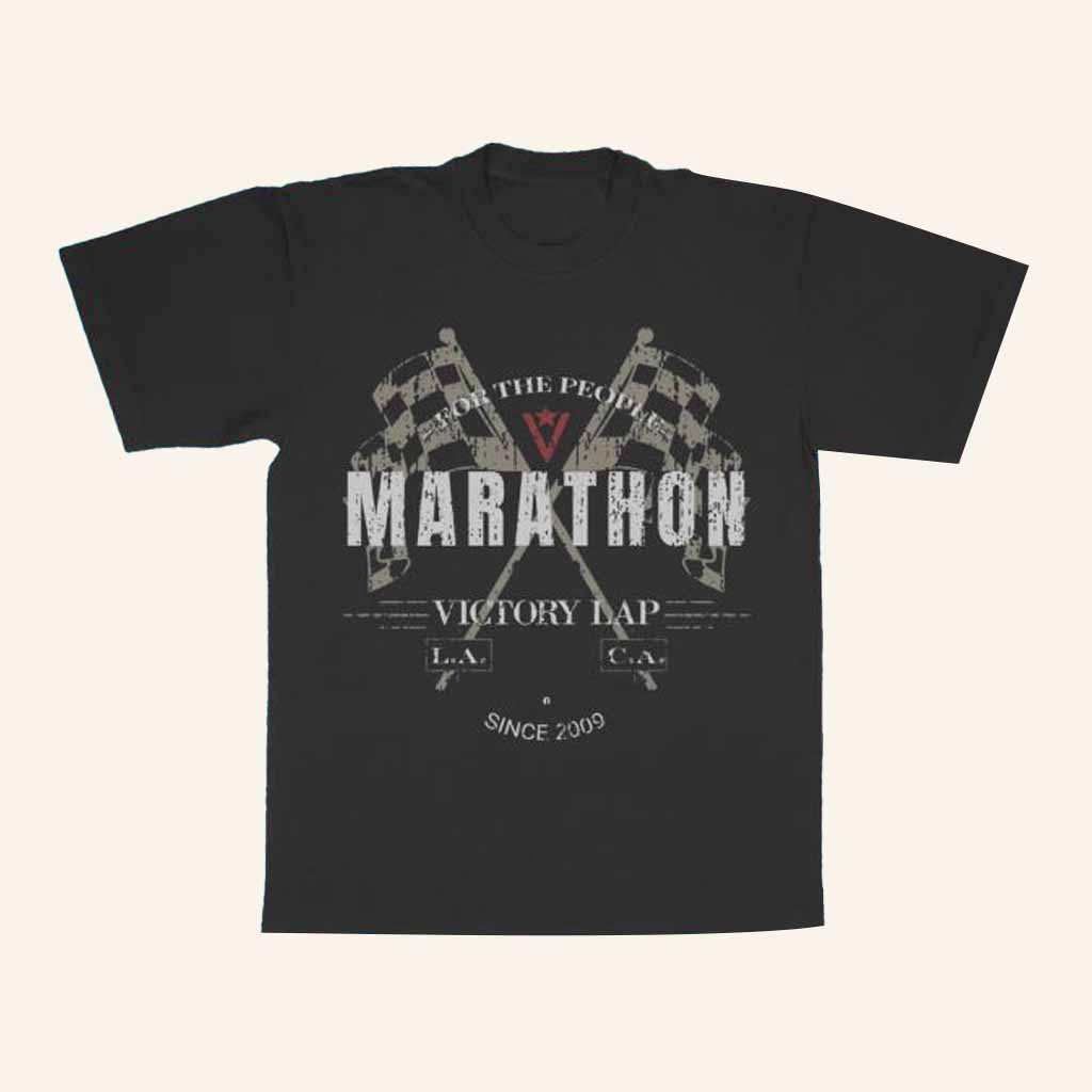 The Marathon Clothing Merch Marathon Victory Flags T-Shirt Black Gifts For Dad-1 The Marathon Clothing Merch Marathon Victory Flags T-Shirt Black Gifts For Dad-1