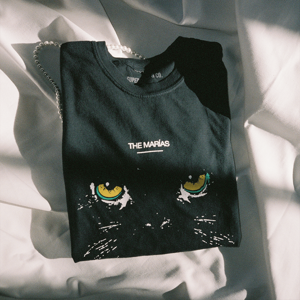 The Marias Merch The Marias Panther Eyes T-Shirt Gifts For Pop Band Fans-1