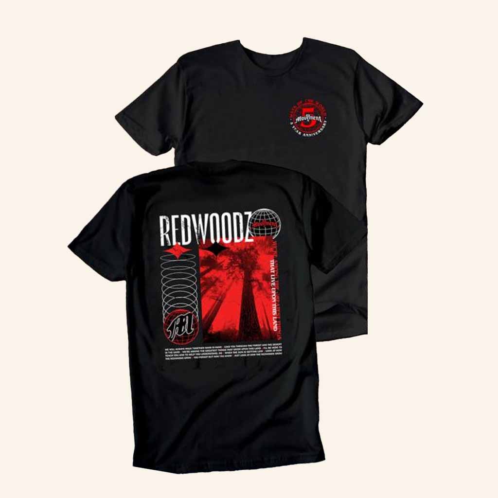 The Movement Merch Redwoodz T-Shirt Unique Gifts For Music Lovers-1