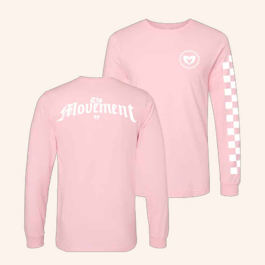 The Movement Vibe Merch Checker Brand Long Sleeve Shirt Music Lover Gift Ideas-1