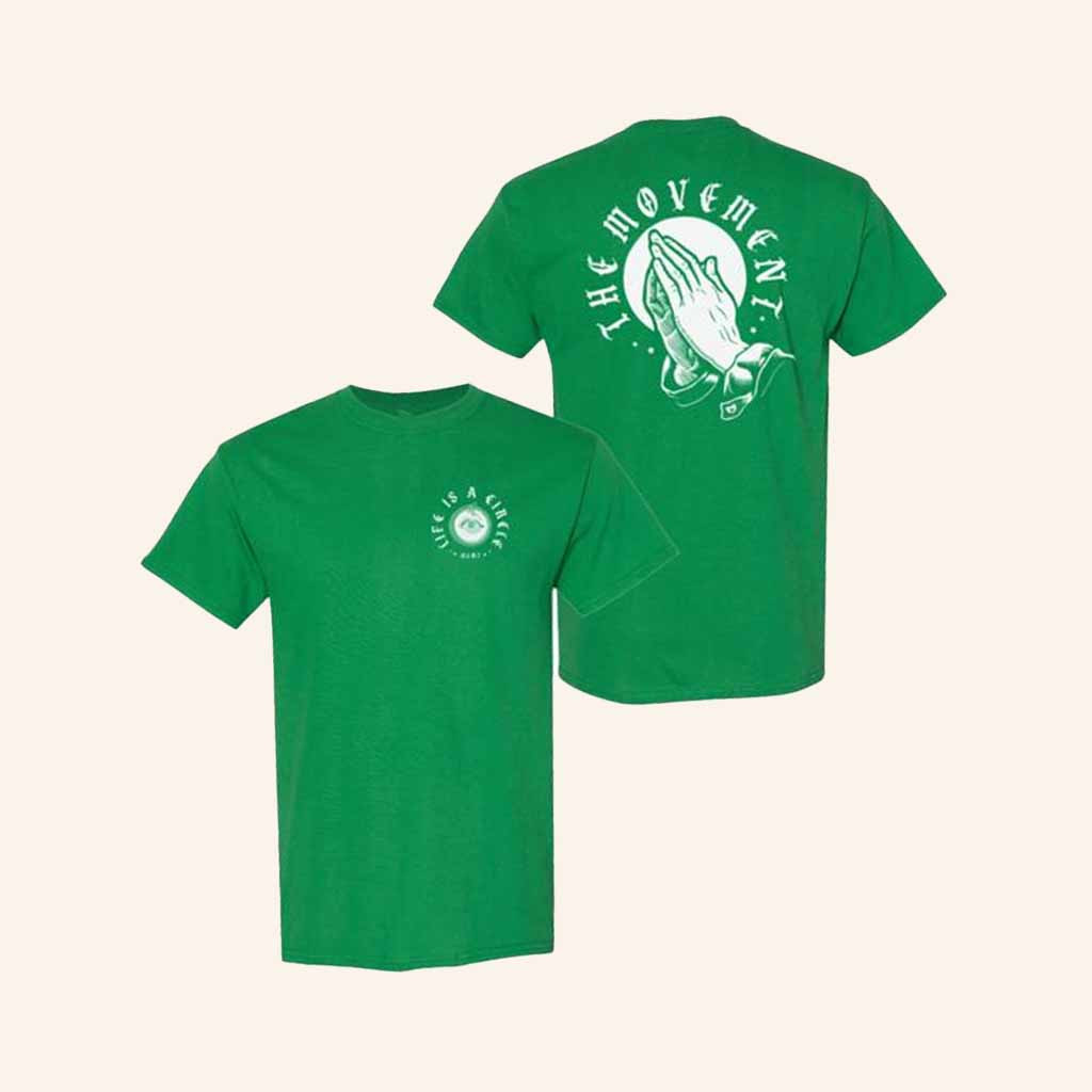 The Movement Vibe Merch Life Is A Circle T-Shirt Music Lover Gifts For Him-1