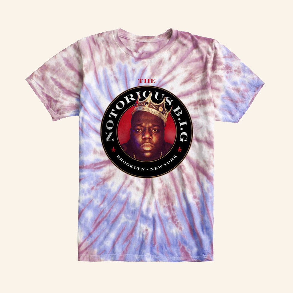 The Notorious BIG Merch Brooklyn New York Tie Dye T-Shirt Xmas Presents For Him-1