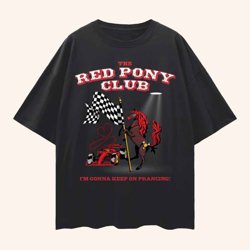 The Red Flags Pod Merch The Red Pony Club T-Shirt Good Christmas Gifts For Men-1