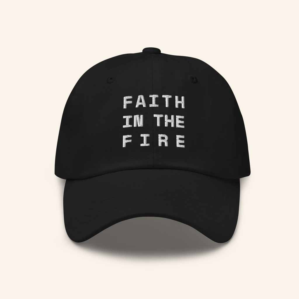 The Represent Embroidered Faith In The Fire Hat Gifts For Father-1