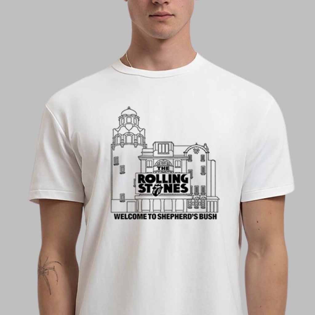 The Rolling Stones Welcome To Shepherd�s Bush T-Shirt Rolling Stones Merch Gifts For Him-1 The Rolling Stones Welcome To Shepherd�s Bush T-Shirt Rolling Stones Merch Gifts For Him-1